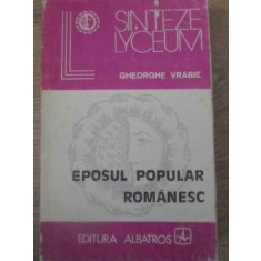 EPOSUL POPULAR ROMANESC-GHEORGHE VRABIE