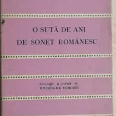 Tomozei - O suta de ani de sonet romanesc. Colectia "Cele mai frumoase poezii"