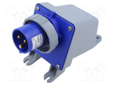 Conector alimentare AC trifazat soclu tată 16A 250V AMPHENOL IP67 IP69K foto