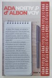 FARA TITLU de ADA D 'ALBON , 2020