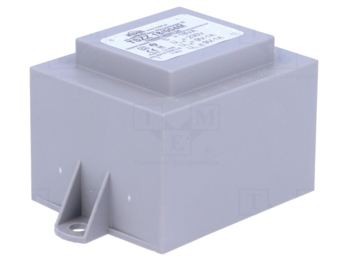 Transformator &icirc;ncapsulat 18VA 230V 9V 1A PCB