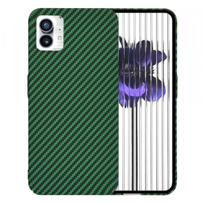 Husa pentru Nothing Phone (1), Techsuit, Carbonite FiberShell, Verde foto
