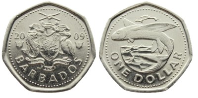Barbados 2009 - 1 dollar UNC foto