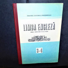 ENGLEZA MANUAL PENTRU ANII III-IV DE STUDIU ANUL 1989