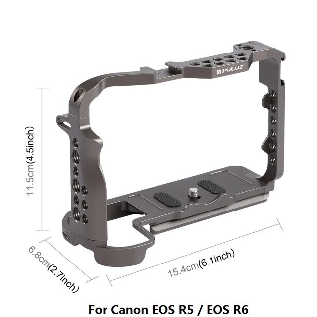 Cușcă stabilizatoare pentru cameră video Puz pentru Canon EOS R5 / EOS R6 / Sony