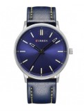 Cumpara ieftin Ceas Bărbătesc Curren 8233 &ndash; 42 mm &ndash; Cadran Albastru &ndash; Curea Albastră