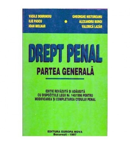 colectiv - Drept penal - Partea generala - 106590