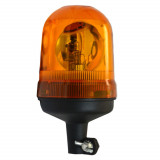 Girofar auto BestAutoVest 12V/24V orange cu bec H1, cu suport tubular, 235/125mm, Rapid