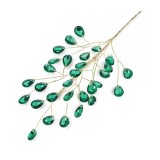 Crenguta decorativa acril verde 31 H