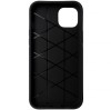 Husa tip capac spate Prio neagra, policarbonat si TPU, pentru Apple iPhone 14 Plus, 15 Plus
