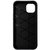 Husa tip capac spate Prio neagra, policarbonat si TPU, pentru Apple iPhone 14 Plus, 15 Plus