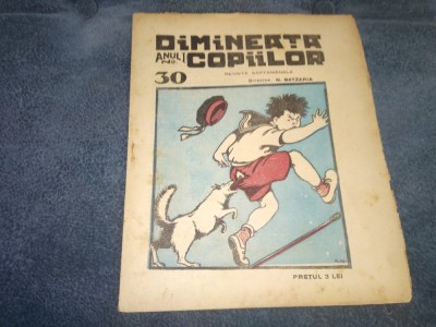 REVISTA DIMINEATA COPIILOR NR 30 1924 foto