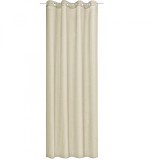 Draperie opaca Stella cu inele Jemidi, 140 x 245 cm, Crem, Poliester, 55283.16.01