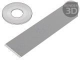Cablu bandă 1mm litat Cu neecranat PVC gri 30m 3M