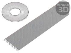 Cablu 1mm litat Cu neecranat PVC gri 100m 3M