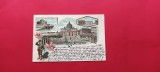 Litho Italia Italy Lazio Roma Ricordo di Roma 1900 Art Nouveau Litografie, Circulata, Printata