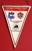 Fanion meci fotbal DINAMO BUCURESTI - FC LIVERPOOL (Cupa Campionilor Europeni 25.04.1984)