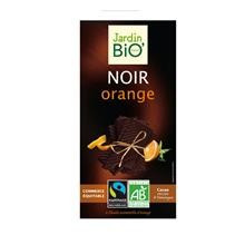 Ciocolata Bio Neagra cu Portocale Jardin Bio 100gr Cod: 1230754 foto