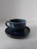 Ceasca cafea ceramica albastra Taize Franta (Comunitatea crestina ecumenica) - vintage