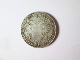 Rara! Austria/Ungaria/Boemia/Lombardia/Venetia 20 Kreuzer 1839 B(Kremnica) Ferdinand I argint,moneda din imagini,diametrul:26 mm,greutate:6,40 grame