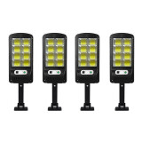 Pachet 4 corpuri de iluminat stradal cu panou solar Street Lamp, 8 x LED COB, 25 W, senzor miscare, telecomanda inclusa, General