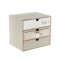 Cutie decorativa din lemn cu 3 sertare, 20x15x18cm