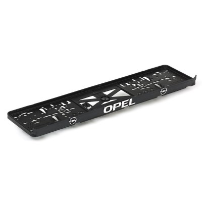 Set suport placute numar inmatriculare auto 3D (fata + spate) Opel foto