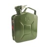 Canistra Metalica Combustibil 5L Carguard, Otel, Verde, Transport Benzina Motorina, Siguranta, Antiexplozie, Profesionala/Uz Casnic