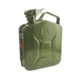 Canistra Metalica Combustibil 5L Carguard, Otel, Verde, Transport Benzina Motorina, Siguranta, Antiexplozie, Profesionala/Uz Casnic