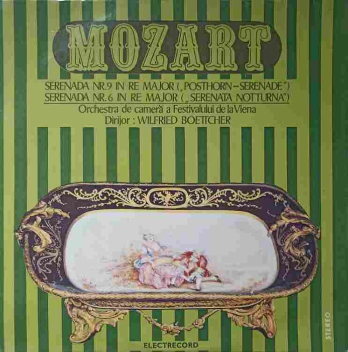 Disc vinil, LP. SERENADA NR.9 IN RE MAJOR (POSTHORN-SERENADE). SERENADA NR.6 IN RE MAJOR (SERENATA NOTTURNA)-MOZ