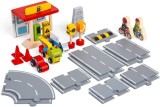 Set accesorii drum din lemn BigJigs Toys, 25 piese, 3 ani+