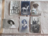 LOT CARTI POSTALE PERIOADA INTERBELICA, 5+1, 3 CIRCULATE SI 3 NECIRCULATE