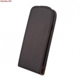 Husa piele Motorola Moto X Slim Flip Negru Elegance