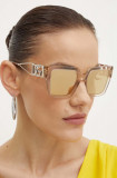 Dolce &amp; Gabbana ochelari de soare femei, culoarea bej, 0DG4446B