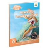 Fabulele lui Esop: Iepurele si broasca-testoasa. Recomandat cititorilor incepatori sau copiilor cu dificultati de citire. Super DYS - Nivelul 0 - Esop