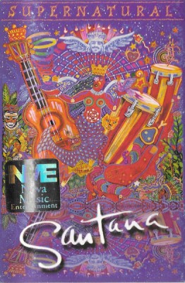 Casetă audio Santana &amp;lrm;&amp;ndash; Supernatural, originală foto