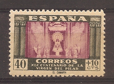 Spania 1946 - 1900 de ani de la Apariția Fecioarei din Pilar la Saragossa, MNH