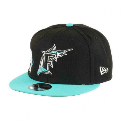 Sapca New Era 9fifty Florida Marlins Side Font Negru - Cod 15346491681566 foto