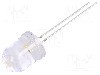 Dioda LED, 10mm, alb cald, {{Luminozitate}}, 20mA, 2,5...5V, OPTOSUPPLY - OS5MDKA131A