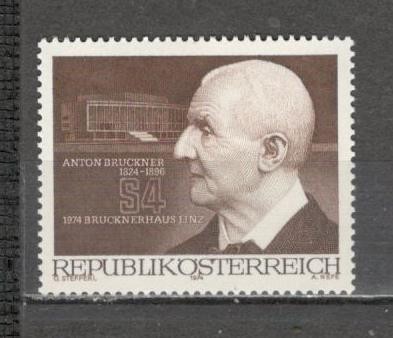 Austria.1974 Redeschiderea Casei A.Bruckner-compozitor MA.777 foto