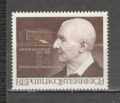 Austria.1974 Redeschiderea Casei A.Bruckner-compozitor MA.777