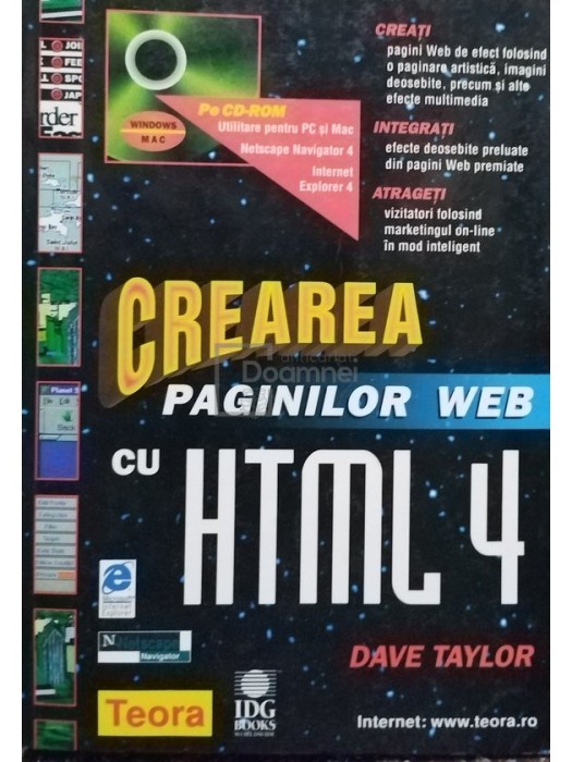 Dave Taylor - Crearea paginilor web cu HTML 4 (Editia: 1999)