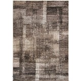 Covor Model Mira 24007-120, Inaltime Fir 6 mm, Marime 50 x 80 cm, Maro, Antialergic, Polipropilena, Living, Dormitor, Coridor, Hol