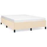 Cumpara ieftin Cadru de pat fara saltea, crem, 140x200 cm, textil