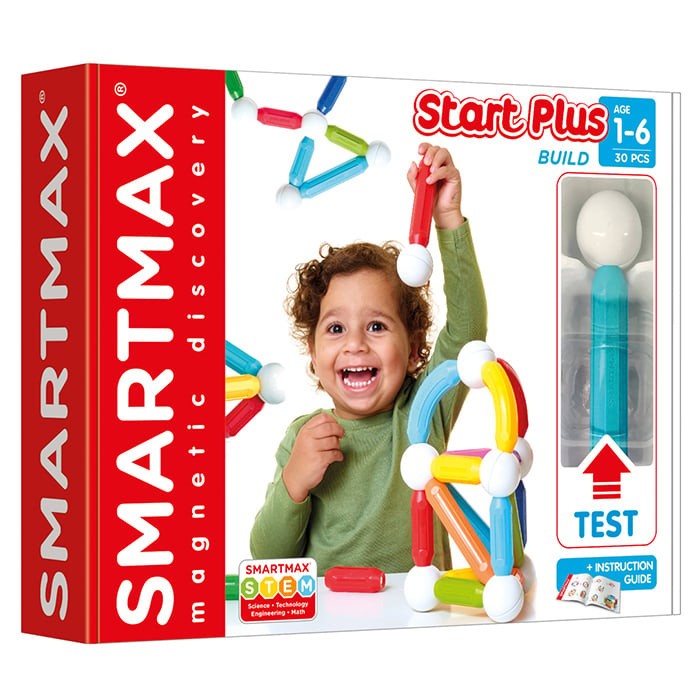 Set de constructie - SmartMax Set educativ Start+ (30 piese) cu fereastra de test