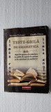 TESTE GRILA GRAMATICA AGENTI POLITIE JANDARMI LIMBA ROMANA LIMBA ENGLEZA