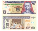 Guatemala 5 Quetzales 2022-2024 P-122Af UNC