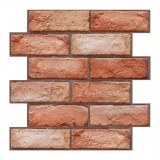10 x placi tapet autocolant 3d cu imitatie de caramida, pentru perete bucatarie sufragerie, usor de curatat, rezistent la apa, autoadeziv, 30x30 cm, m