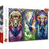 PUZZLE TREFL 1000 ANIMALE IN VITRALIU