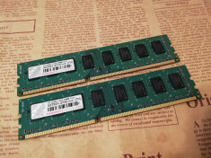 Kit memorii PC 4Gb(2 x 2Gb) DDR3 Transcend 1333Mhz Dual Channel foto